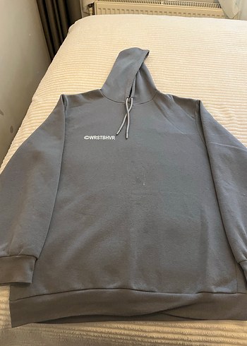 CC STORE WRST Gri Kapüşonlu Sweatshirt - Görsel 5