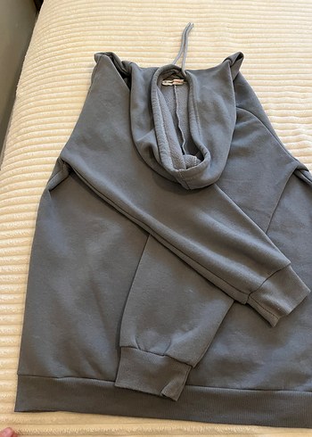 CC STORE WRST Gri Kapüşonlu Sweatshirt - Görsel 9