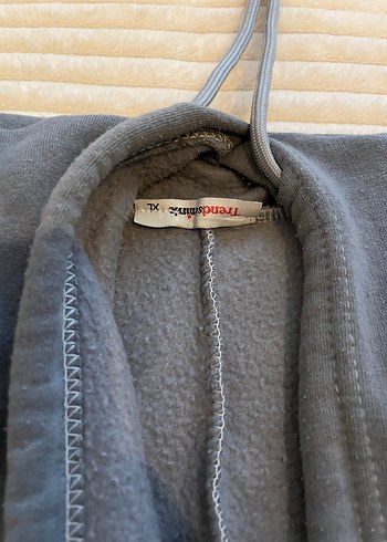 CC STORE WRST Gri Kapüşonlu Sweatshirt - Görsel 7