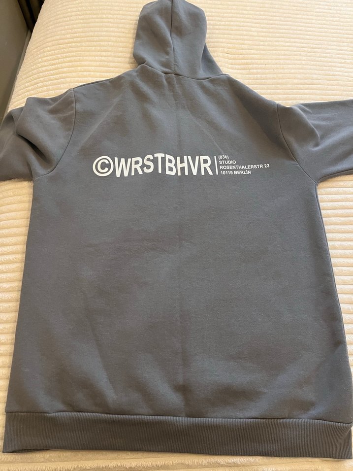 CC STORE WRST Gri Kapüşonlu Sweatshirt - Görsel 4