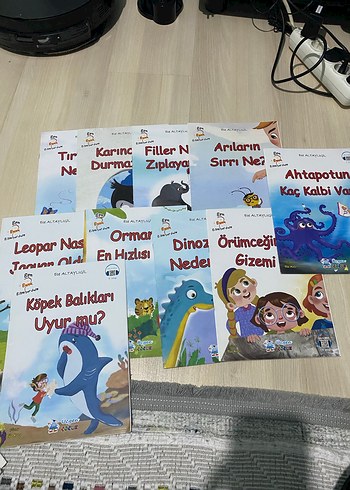Çocuklar için Hayvanlar ve Doğa Kitapları Seti