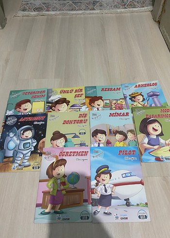 Çocuklar için Meslekler Kitap Seti-1. Sınıf