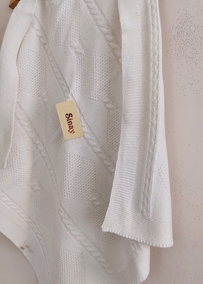 .Bebek Triko Akrilik Battaniye Mevsimlik  - Görsel 2