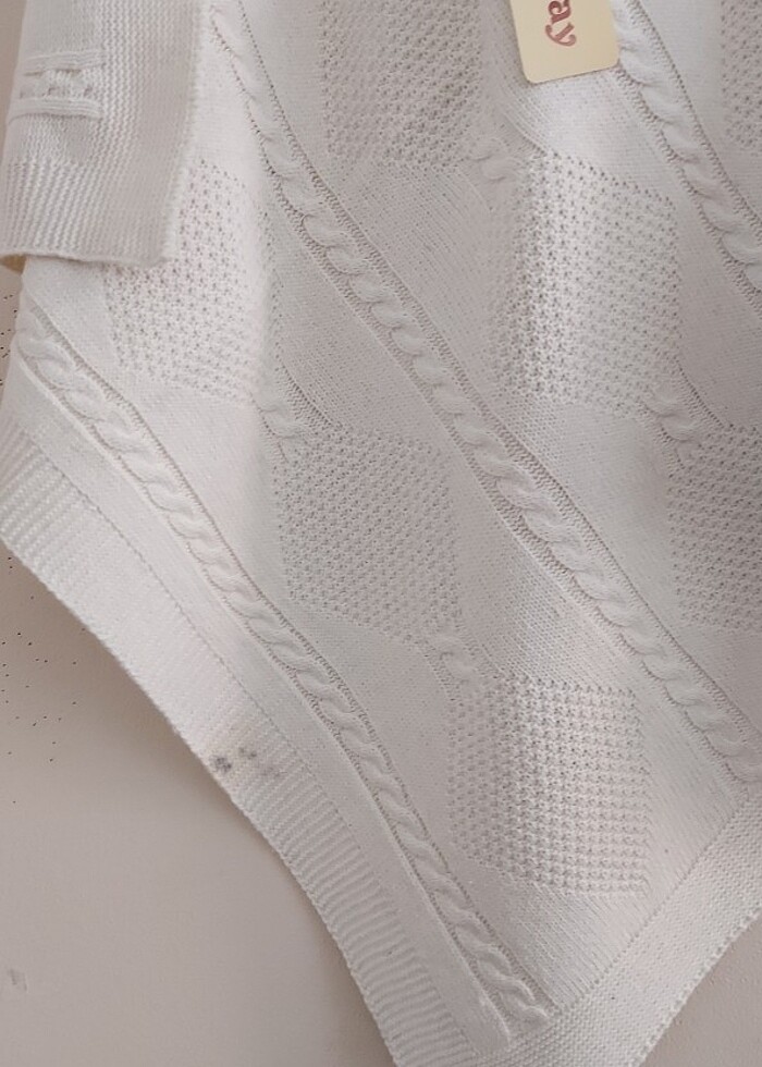 .Bebek Triko Akrilik Battaniye Mevsimlik  - Görsel 3