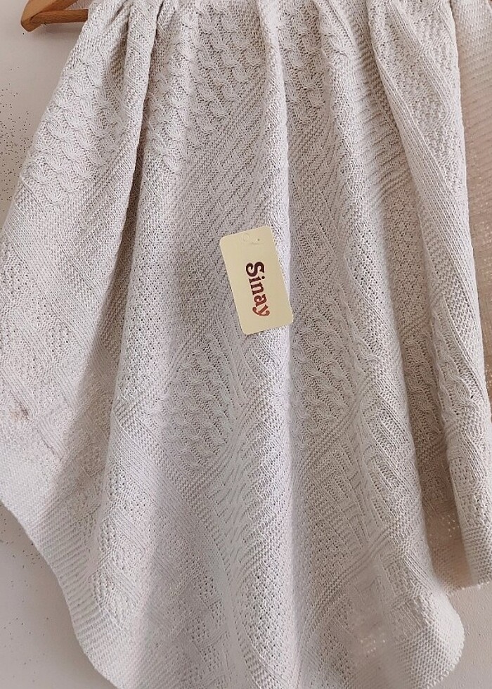 Bebek Triko Akrilik Battaniye Mevsimlik  - Görsel 2