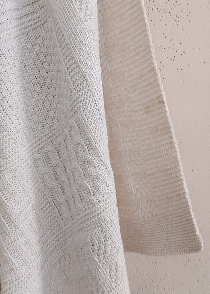 Bebek Triko Akrilik Battaniye Mevsimlik  - Görsel 3