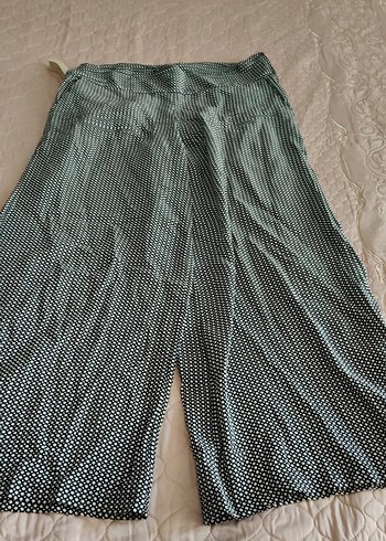 l Beden gri Renk Gri Puantiyeli Piliseli pantolon