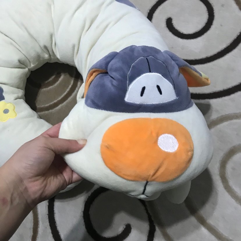 Gri Desenli Emzirme ve Hamilelik Yastığı - Görsel 2