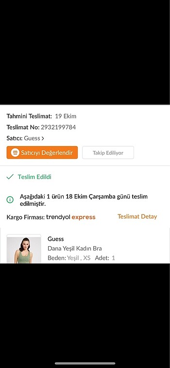 xs Beden yeşil Renk Guess Kadın Yeşil Sporcu Sütyeni