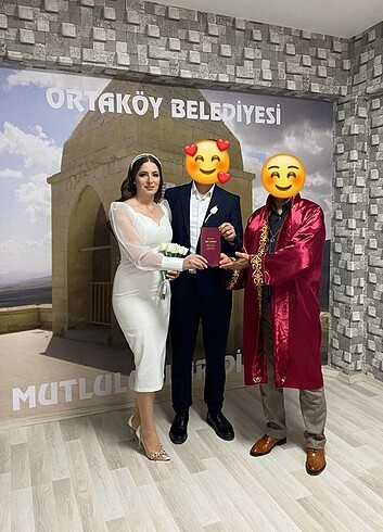 l Beden beyaz Renk Nikah elbisesi 