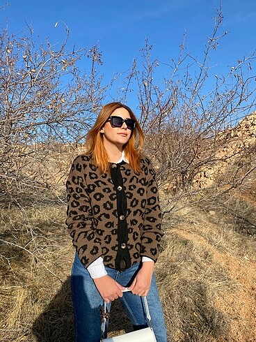 Zara Leopar hırka