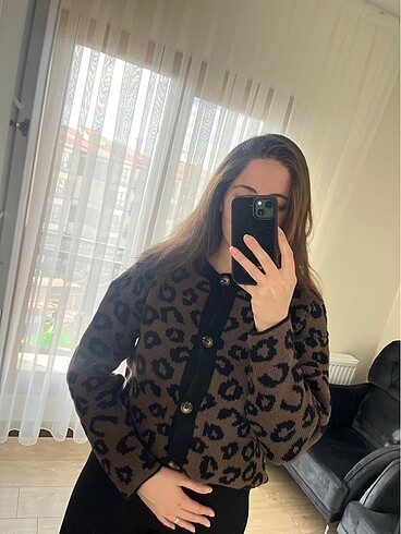 Zara Leopar hırka