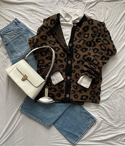 Leopar hırka