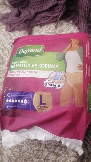 Depend Hasta Bezi Doğum İçin ALMIŞTIIM Ama Fazla geldiği için el