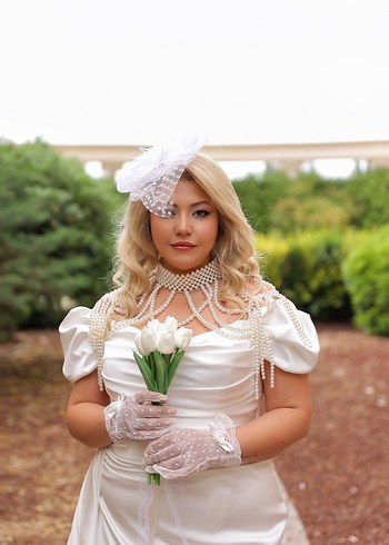 Şemsiye dantel ve zarif toka - Görsel 2