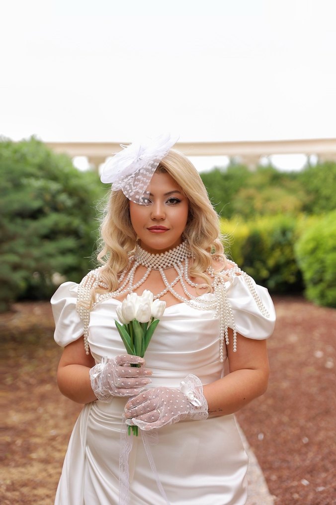 Şemsiye dantel ve zarif toka - Görsel 2