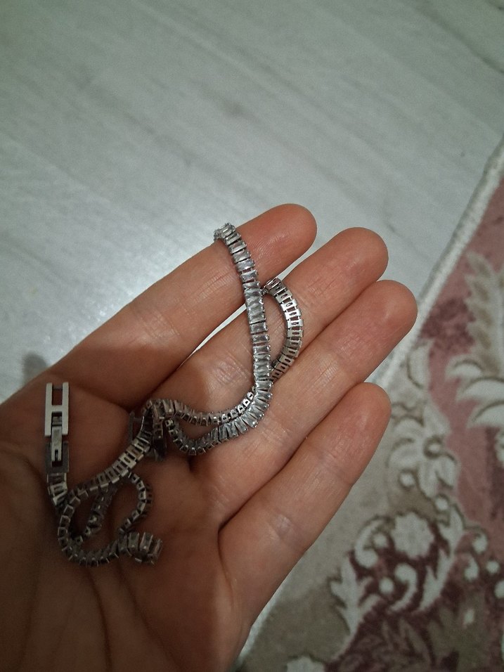 damgalı çelik suyolu kolye - Görsel 3