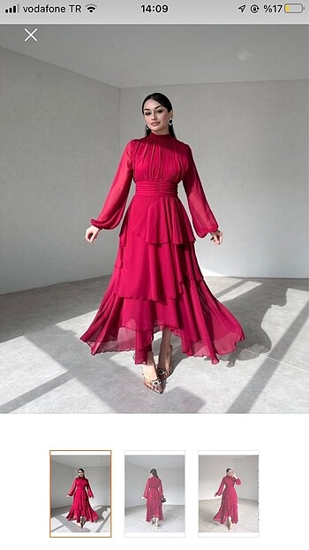 l Beden Bordo abiye