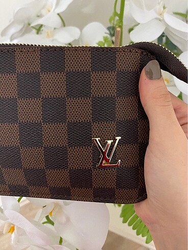 Beden kahverengi Renk Louis Vuitton Cüzdan
