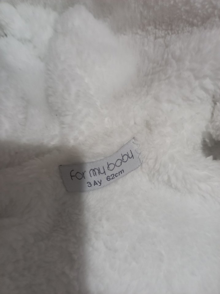 Mavi Kalin İçi Polar Bebek Tulumu - Görsel 5