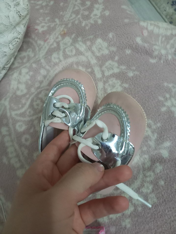 Kız Bebek İlk Adım Ayakkabısı Pembe - Görsel 2