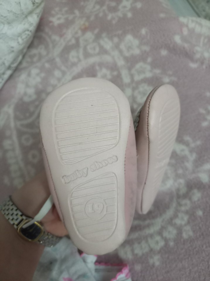 Kız Bebek İlk Adım Ayakkabısı Pembe - Görsel 3
