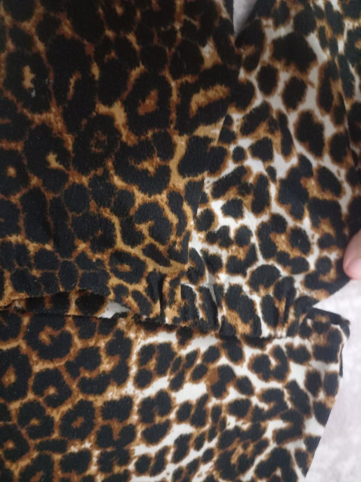 Kahverengi Leopar Desenli Bohem Çocuk Takımı - Görsel 4