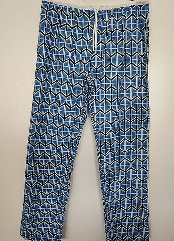 Zara Unısex bay bayan yazlık kumaş pantolon 