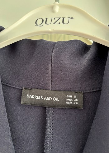 Lacivert Saten Görünümlü Düğmeli Midi Elbise - Görsel 2