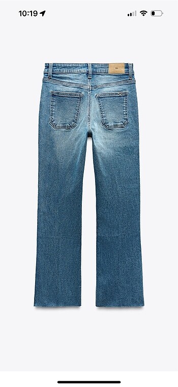 Zara Zara cep detaylı flare jean