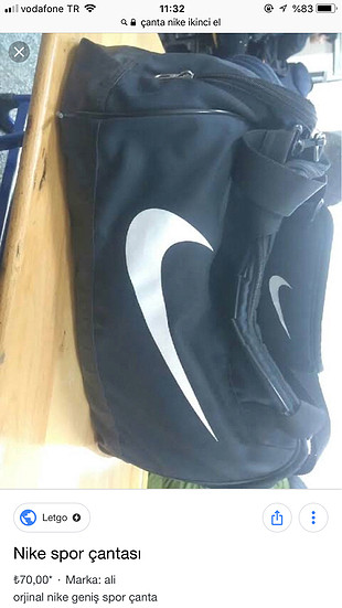 Nike Nike çanta 2.el