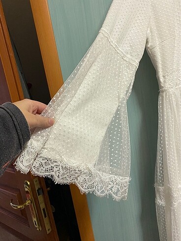 40 Beden Beyaz nikah elbisesi