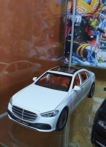 Yüksek simülasyon Maybach S600 araba modeli Diecasts Metal araç
