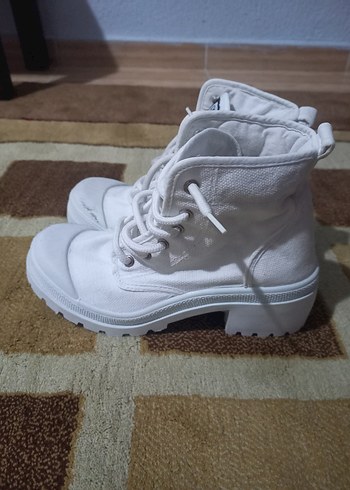 Kadın Beyaz Slazenger Dolgu Topuklu Sneaker - Görsel 2
