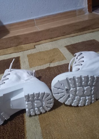 Kadın Beyaz Slazenger Dolgu Topuklu Sneaker - Görsel 4