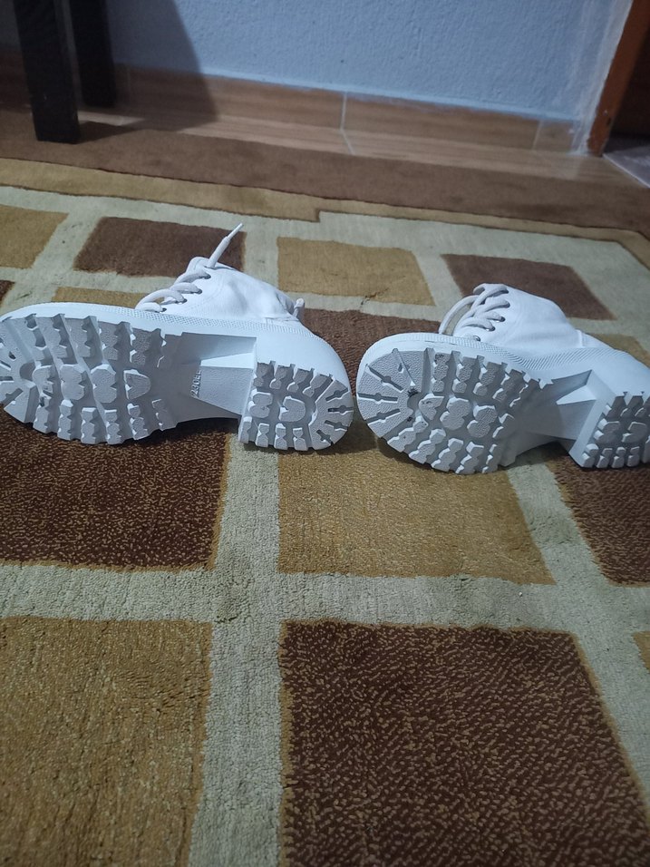 Kadın Beyaz Slazenger Dolgu Topuklu Sneaker - Görsel 3