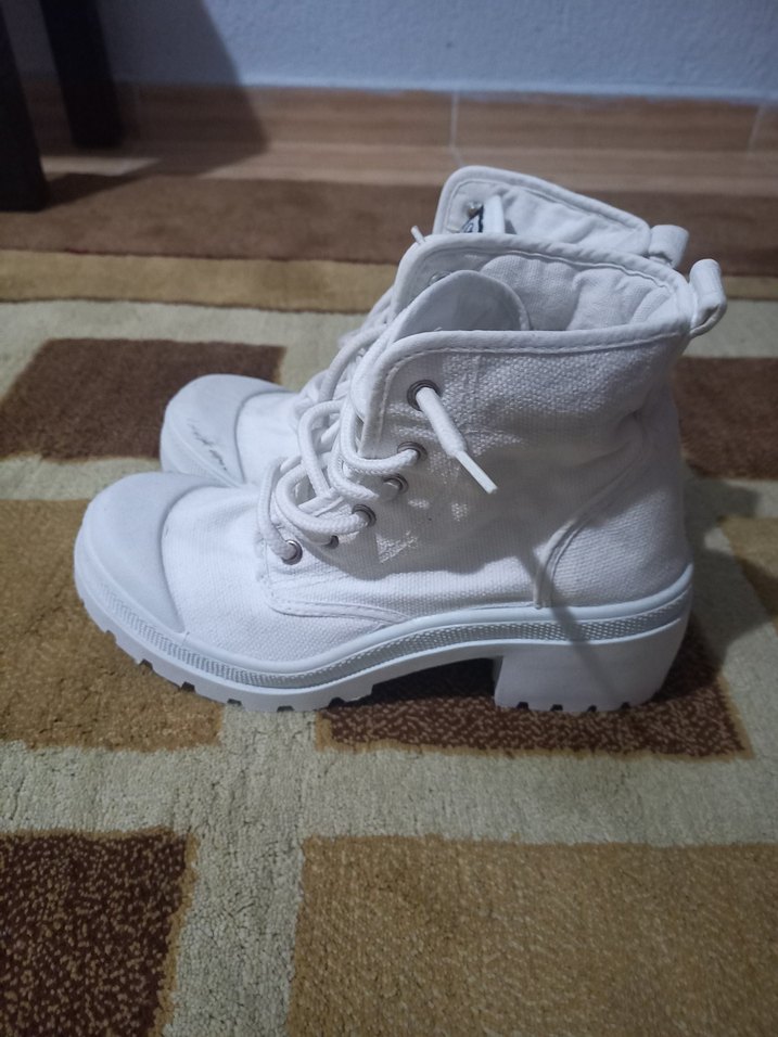 Kadın Beyaz Slazenger Dolgu Topuklu Sneaker - Görsel 2