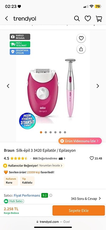 braun epilatör epilasyon