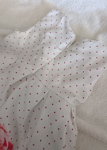 Kız Çocuk Çiçekli Kolsuz Elbise - Görsel 3