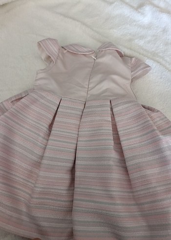 Pembe Kız Çocuk Pilili Elbise - Görsel 2