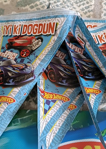 doğumgünü Renkli Hot Wheels - Görsel 3