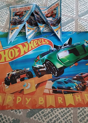 doğumgünü Renkli Hot Wheels - Görsel 2
