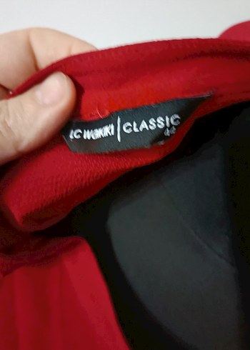 bordo Düğmeli  Kadın gömlek - Görsel 5