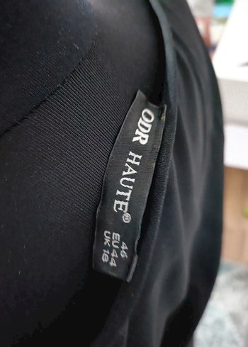 Uzun Siyah Nakışlı Kadın elbise - Görsel 7