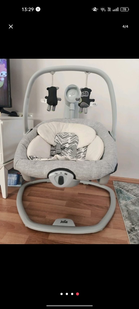 Gri Bebek Beşiği ve Salıncak - Görsel 2