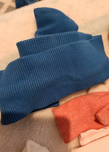 Pastel Renkli Örgü Çocuk Saç Bantları - Görsel 5