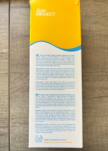 The Sun Project SPF 50+ Vücut Güneş Kremi 200 ml - Görsel 2