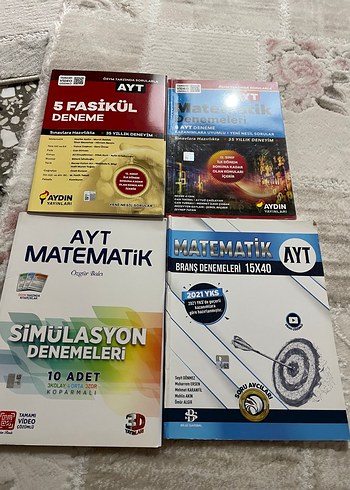 AYT Matematik Deneme Kitapları Seti 10-15 Fasikül