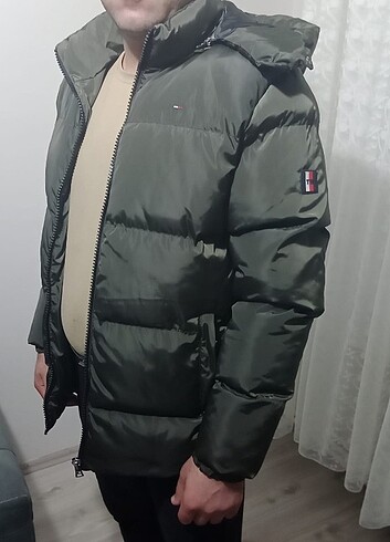 TOMMY HILFIGER marka erkek mont  - Görsel 9