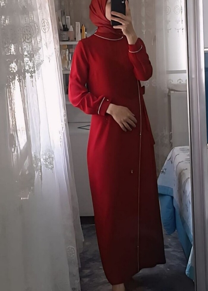 42 beden zarif abiye eşarp dahil - Görsel 2